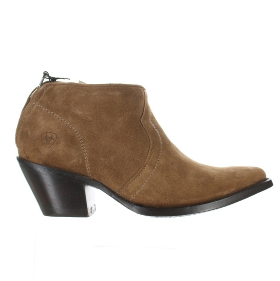 Ariat Shoes - 🚨NEW ARIAT Jadyn Leather Ankle Boots In Dijon Suede Size 7